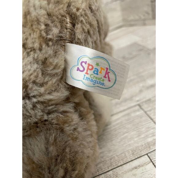 Spark Create Imagine Plush Bunny Rabbit Brown Jingles Crinkle Feet Baby 10” - Picture 6 of 8